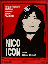 7f0146 NICO ICON French 1p 1996 biography of the famous goddess, pop star, junkie, icon, ultra rare!