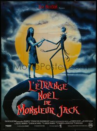 7f0147 NIGHTMARE BEFORE CHRISTMAS French 1p 1994 Tim Burton, Disney, different horror cartoon image!