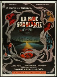 7f0159 TWITCH OF THE DEATH NERVE French 1p 1973 Mario Bava, Bay of Blood, different and ultra rare!