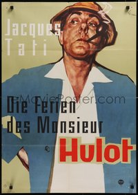 7f0326 MR. HULOT'S HOLIDAY German R1960 Jacques Tati, Les vacances de Monsieur Hulot, rare!