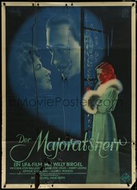 7f0339 DER MAJORATSHERR German 34x47 1943 Willy Bergel fights for new wife's life, ultra rare!