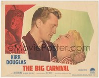 7f0525 ACE IN THE HOLE LC #2 1951 Billy Wilder, c/u of Kirk Douglas & Jan Sterling, Big Carnival!