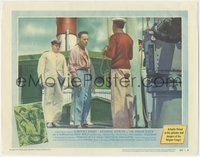 7f0526 AFRICAN QUEEN LC #6 1952 Humphrey Bogart about to be hanged by Theodore Bikel, John Huston!