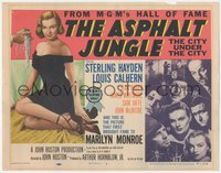 7f0508 ASPHALT JUNGLE TC R1954 Marilyn Monroe, Sterling Hayden, John Huston classic film noir, rare!