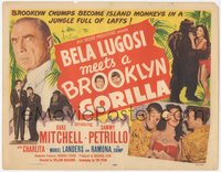 7f0083 BELA LUGOSI MEETS A BROOKLYN GORILLA signed TC 1952 by Jerry Lewis impersonator Sammy Petrillo