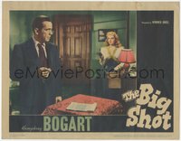 7f0538 BIG SHOT LC 1942 great image of Irene Manning pointing gun at smoking Humphrey Bogart, rare!