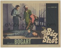 7f0540 BIG SHOT LC 1942 Humphrey Bogart & Chick Chandler in blackface with dummy stand over dead guy