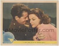 7f0549 CLOCK LC 1945 soldier Robert Walker & pretty Judy Garland will never be lonesome again!