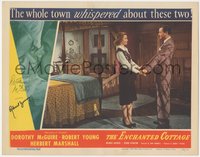 7f0085 ENCHANTED COTTAGE signed LC 1945 by BOTH Dorothy McGuire AND Robert Young, classic fantasy!