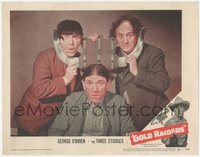 7f0563 GOLD RAIDERS LC #8 1951 Three Stooges, Moe Howard, Larry Fine, & Shemp w/bull horns, rare!