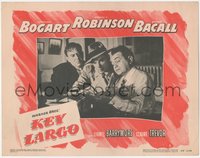 7f0568 KEY LARGO LC #2 1948 c/u of Edward G. Robinson, Gomez & Lawrence with huge pile of cash!