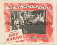 7f0570 KEY LARGO LC #7 1948 Lauren Bacall & most of cast watch Gomez hold gun on Humphrey Bogart!