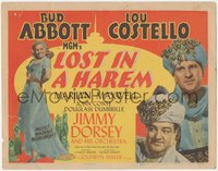 7f0514 LOST IN A HAREM TC 1944 Bud Abbott & Lou Costello in Arabia with sexy Marilyn Maxwell!