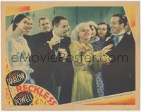 7f0588 RECKLESS LC 1935 William Powell watches desperately gay Jean Harlow put on a showl