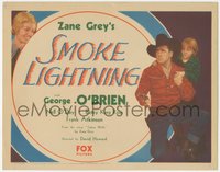 7f0520 SMOKE LIGHTNING TC 1933 George O'Brien & pretty Nell O'Day, from Zane Grey's Canyon Walls!