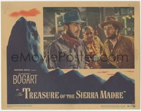 7f0614 TREASURE OF THE SIERRA MADRE LC #8 1948 close up of Humphrey Bogart & Tim Holt at bar!