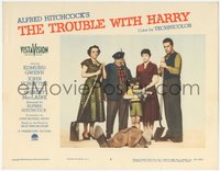 7f0617 TROUBLE WITH HARRY LC #8 1955 Gwenn, Forsythe, MacLaine, Mathers & Natwick w/body, Hitchcock!