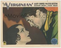 7f0621 VIRGINIAN LC 1929 super close up of Gary Cooper staring at Mary Brian, rare first release!