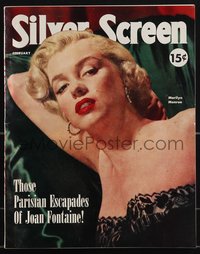 7f0367 SILVER SCREEN magazine February 1952 sexy Marilyn Monroe starring in Clash By Night!