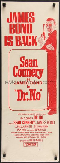 7f0317 DR. NO New Zealand daybill R1970s Sean Connery as James Bond 007, different & ultra rare!