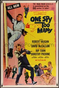 7f1226 ONE SPY TOO MANY int'l 1sh 1966 Vaughn, McCallum, Man from UNCLE, it's all new, ultra rare!