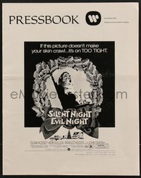 7f0388 SILENT NIGHT EVIL NIGHT pressbook 1975 gruesome images will make your skin crawl!