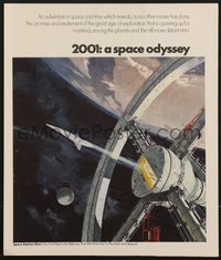 7f0286 2001: A SPACE ODYSSEY Cinerama promo brochure 1968 color McCall art, different & ultra rare!