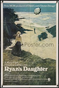 7f1275 RYAN'S DAUGHTER 1sh 1970 David Lean, art of Sarah Miles, Jones & Mitchum by Terpning!