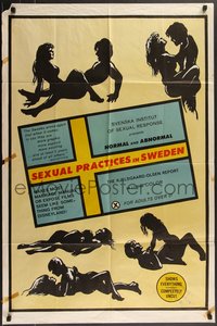 7f1281 SEXUAL PRACTICES IN SWEDEN 1sh 1970 graphic guide to sexual positions, normal & abnormal!