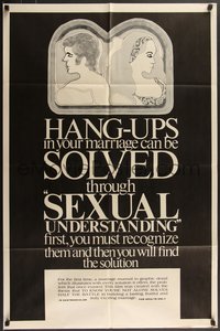 7f1282 SEXUAL UNDERSTANDING 1sh 1970 hang-ups, a marriage manual in graphic detail!