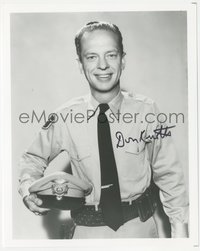 7f0050 DON KNOTTS signed 8x10 REPRO photo 1980s portrait as Barney Fife from TV's Andy Griffith Show!