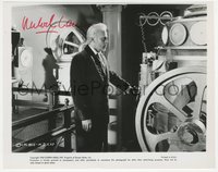 7f0020 HERBERT LOM signed 8x10 still R1965 on ship from Jules Verne's Mysterious Island!