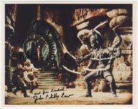 7f0056 JOHN PHILLIP LAW signed color 8x10 REPRO photo 1973 FX scene from The Golden Voyage of Sinbad!