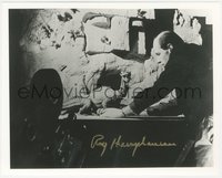 7f0062 RAY HARRYHAUSEN signed 8x10 REPRO photo 1980s 7th Voyage of Sinbad special effects candid!