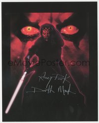 7f0064 RAY PARK signed color 8x10 REPRO photo 2000s Darth Maul, Star Wars Episode I: Phantom Menace!