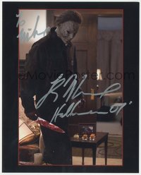 7f0068 TYLER MANE signed color 8x10 REPRO photo 2007 he was Michael Myers in a Halloween movie!