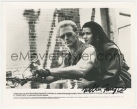 7f0070 WILLIAM FORSYTHE signed 8x10 REPRO photo 1991 Holzbog & Bosworth on motorcycle from Stone Cold!