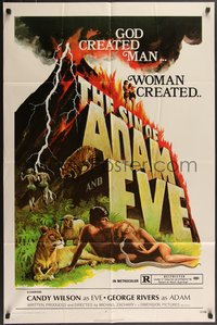 7f1287 SIN OF ADAM & EVE 1sh 1972 El Pecado de Adan y Eva, Mexican biblical story, Joseph Smith art!