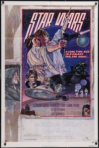 7f1310 STAR WARS style D NSS style 1sh 1978 George Lucas, circus poster art by Struzan & White!