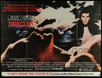 7f0210 DRACULA subway poster 1979 Bram Stoker, great image of vampire Frank Langella & sexy girl!