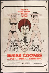 7f1317 SUGAR COOKIES R-rated 1sh 1972 George Shannon, soft, sweet, satisfying, melt in your mouth!