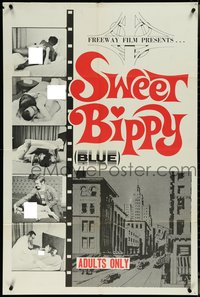 7f1321 SWEET BIPPY BLUE 1sh 1968 title parody classic line - Rowan & Martin's Laugh-In, ultra rare!