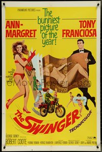 7f1322 SWINGER 1sh 1966 super sexy Ann-Margret, Tony Franciosa, the bunniest picture of the year!