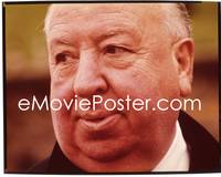 7f1401 TOPAZ 8x10 transparency 1969 super close portrait of legendary director Alfred Hitchcock!