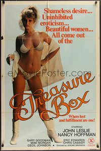 7f1343 TREASURE BOX 1sh 1979 it has shameless desire, uninhibited eroticism & beautiful women, rare!