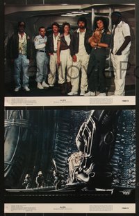 7f0638 ALIEN 8 color 11x14 stills 1979 Ridley Scott, Sigourney Weaver, Tom Skerritt, Stanton, Kotto!