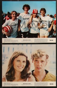 7f0672 BREAKING AWAY 8 color 11x14 stills 1979 Dennis Christopher, Dennis Quaid, Peter Yates cycling!