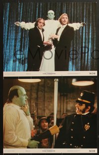 7f0833 YOUNG FRANKENSTEIN 8 color 11x14 stills 1974 Mel Brooks, Gene Wilder, Kahn, Marty Feldman!