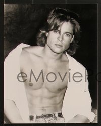 7f1531 BRAD PITT 3 7x9 publicity stills 1988-1992 star shirtless & partially shirtless by Paschal!