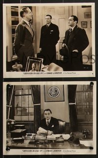 7f1519 CONFESSIONS OF A NAZI SPY 5 from 8.25x10 to 8x10.25 stills 1939 Edward G. Robinson, Hitler!